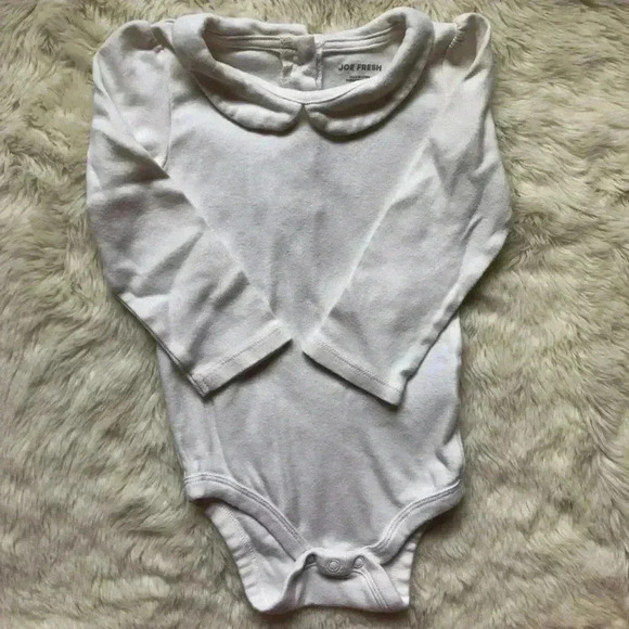 Joe Fresh White Diaper  Shirt Size 12-18 Months - Picture 1 of 16